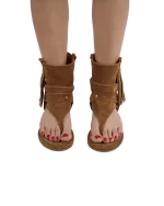 Taba Süet Bot Sandalet