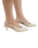 Krem Slingback Stiletto