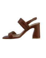 Taba Blok Topuklu Sandalet